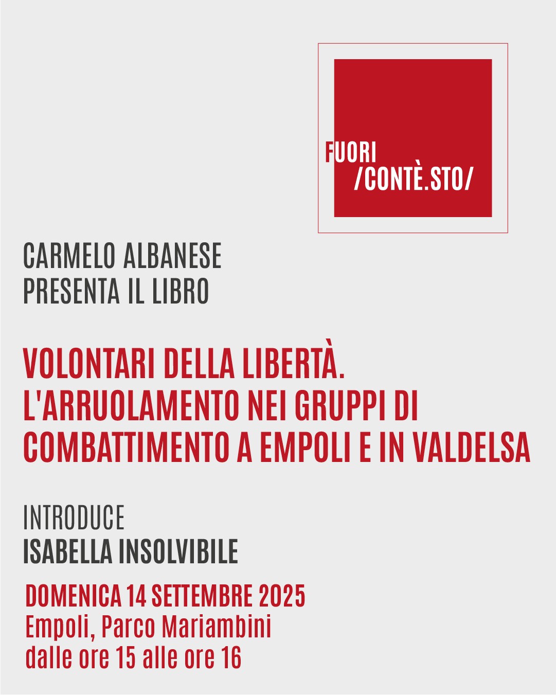 Contesto Festival - Carmelo Albanese