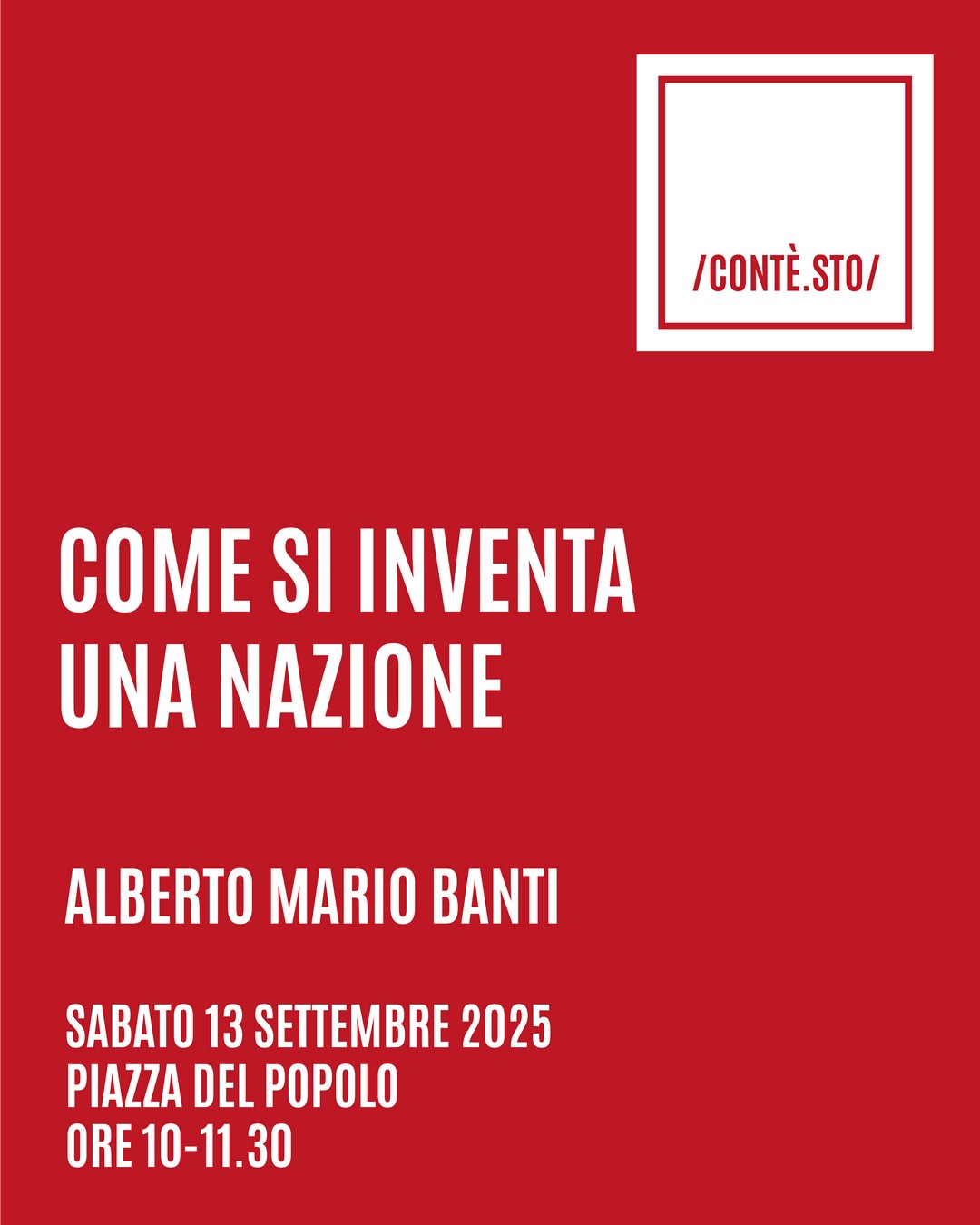 Contesto Festival - Alberto Mario Banti