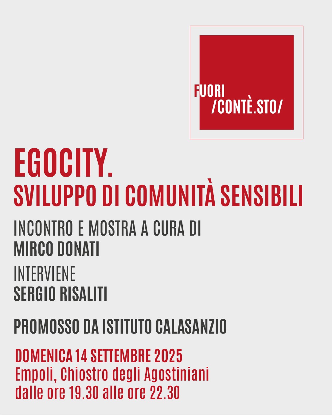 Contesto Festival - Egocity