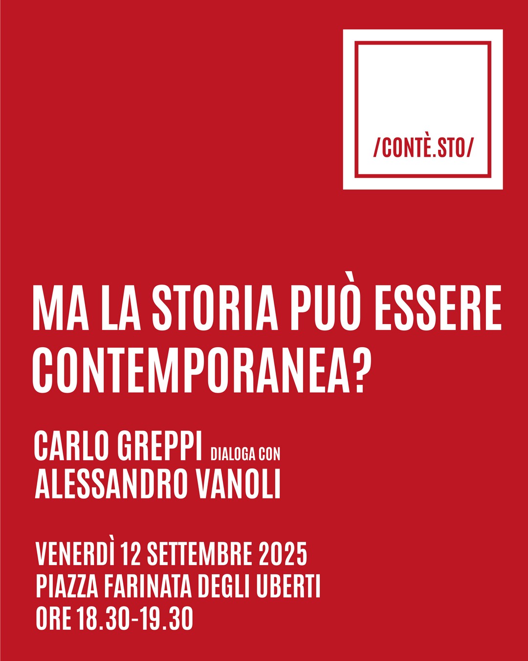 Contesto Festival - Carlo Greppi, Alessandro Vanoli