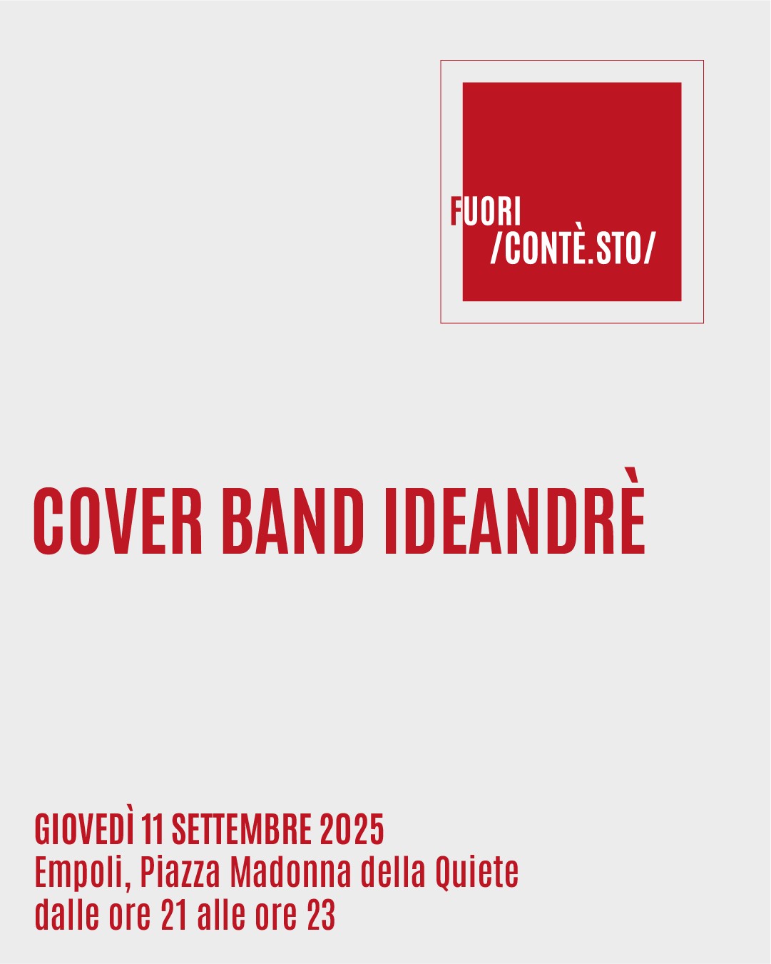 Contesto Festival - IDeandré