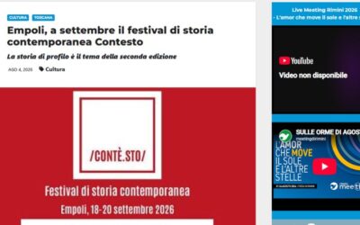AskANews | Empoli, a settembre il festival di storia contemporanea Contesto